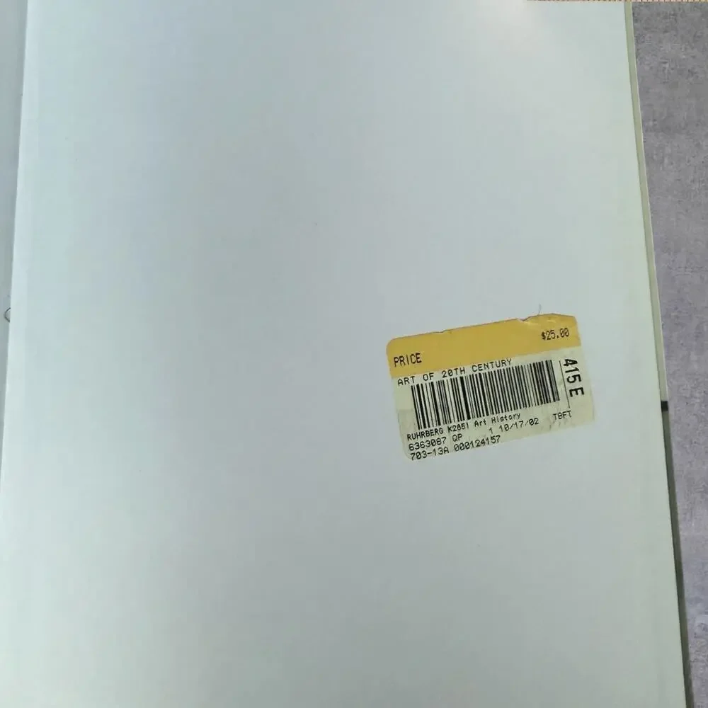 Art of the 20th Century Taschen Modern Art Painting Book Ingo F Walther Y2K